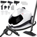 Steam Cleaner 1.5L Steamer for Cleaning Fast Heating 6-in-1 Multi-Surface with 8 Accessories UL499 Certified Heavy Duty Steam Cleaner for Home, Car, Floors, Sofas, Tiles, Grout Steam Cleaners