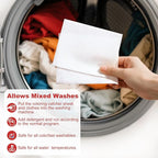 50 pcs Coloring-Catcher Sheet for Laundry,Color Grabbers Laundry Sheet,Allow Mixed Washes and Prevents Color Runs,Fragrance Free Color Absorber Sheets for Family No Fluorescent Agent