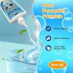 Mold Stain Remover Gel, Washing Machine Gasket Cleaner for Front Loader Washer Rubber Seal Home Stain Removal Gel for Grout, Caulk, Refrigerator, Shower, Bathtub, Bathroom Cleaning Solution (10 Fl Oz)