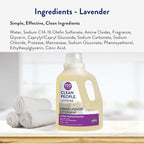 The Clean People Liquid Laundry Detergent - Recyclable Packaging, Stain Fighting - Ultra Concentrated, Laundry Soap - Lavender, 200 Loads
