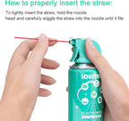 Keyboard Cleaner Air Spray for Computers - 10oz Canned Air for Computers, Dust Spray for Cleaning, 1Pack