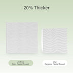 Unifree Facial Towels I Towelettes I Dry Wipes I Makeup Remover I Clean Facial Tissues in Box, Large Size 11.8 x 9.8 Inch, 50 Count Per Box, 4-boxes Value Pack, Total 200 Count