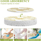 Kcldeci 3 Pack Kitchen Dish Scrub Sponge Pads Floral Gold Patterns Trendy Gold Glitter Scrubber Kitchen Sponges for Dishes Dishwashing Household Cleaning Sponges for Kitchen