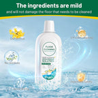 Mop Solution Osmanthus Flower Scent Compatible with Tineco Cleaning Solution, Residue & Streak Free, Suitable for All Robot Vacuum Cleaners and Wireless Wet Dry Dual-Use Vacuum Cleaners (2 bottle)