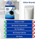 Earth Breeze Garbage Disposal Cleaner Tablets – 4-in-1 Citrus Scented Tablets that Clean, Deodorize, Refresh & Protect – Powerful Cleaning Action for Sink & Disposal – No Harsh Chemicals - Made in USA