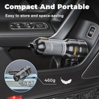 Portable Cordless Handheld Vacuum Cleaner for Car,Smart Display,Dual-Mode:Suction & Blowing,3-Stage Suction Power,One-Touch Dust Emptying,LED lighting,Mini Hand Vacuums for Car,Home,Office,Pet Hair