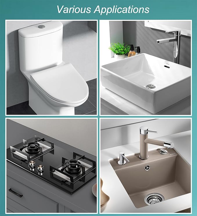 Pumice Stone Toilet Brush for Cleaning Toilet Bowl with Handle, Pumice Stick Pumice Scouring Pad for Cleaning, 4 Pack