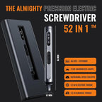 Precision Electric Screwdriver 52-in-1 Kit | Cordless Mini Power Driver for Electronics, PC & Laptop Repair | Compact Rechargeable Automatic Tool Set with Magnetic Bits