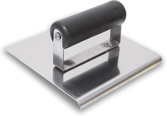 MARSHALLTOWN QLT Stainless Steel Hand Edgers, Plastic Handle Material, 152mm Width, 152mm Length, 3mm Radius, 6mm Lip, Made In The USA, CE511SP