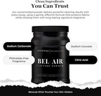 Luxury Laundry Detergent Powder (Bel-Aire) 32 Oz – Concentrated for Tough Stains and Odors, For All Washing machine types – Gentle on Fabrics
