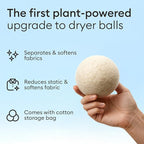Vove Natural Hemp Dryer Balls Kit with Scent Drops - 4 Pack & Essential Oil Blend - 5X More Absorbent Than Wool - Natural Softener, Reduces Wrinkles and Static, Customizable Fresh Scent, Reusable