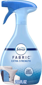 Febreze Fabric Spray Air Freshener, Odor-Fighting Fabric Refresher, Sneaker Balls Alternative, Couch Cleaner, Linen Spray, Multi-Use, Extra Strength Scent, 23.6 fl oz