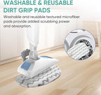 6 Pack Steam Mop Replacement Pads for Bissell Powerfresh Steam Mop Models 1940 1806 1544 2075A 2685A, Compatible with 19402 19404 19408 1940A 1940Q 1940T, Part 5938&203-2633,1606668,1606669