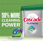 Cascade Platinum Dishwasher Pods, Dishwasher Detergent, Dish Detergent Soap, Fresh, 40 Count
