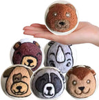 Wool Dryer Balls – 6 XL Organic Wool Balls, Reusable Natural Fabric Softener, Reduce Drying Time, Wrinkles, Static & Laundry Clumping, Eco-Friendly Laundry Balls