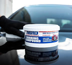 ABRO Superior Performance Automotive Rubbing Compound for Oxidized Finishes, Buff, Shine, Smooth, & Clean, Scratch Remover for Vehicles, Boats, & Bikes - 10 oz.