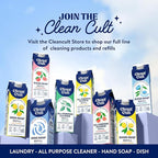 Cleancult Dish Soap Liquid Refill (32oz, 1 Pack) - Plant Based Cleaning Power - Dish Soap that Cuts Grease & Grime - Free of Harsh Chemicals - Uses 90% Less Plastic - Wild Lavender