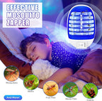 Indoor Bug Zapper Plug in Electronic Mosquito Zapper Fly Zapper Lamp for Bug Insect Trap for Home, Bedroom, Living Room, Office Indoor Use, Pack of 6, Blue ﻿