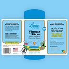 Loom Wipes All Purpose Natural Cleaning Wipes - Vinegar & Citrus Powered Multi Surface Cleaner - 50 Count