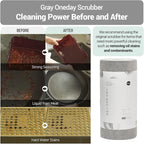 DEARCUS Gray One Day Scrubber - No Odor Dishcloths for Washing Utensils, Cookware, & Cooktop – Multipurpose Lint Free Cleaning Cloths for Kitchen Made of PP - for One Day Use, 2 Pack 120 Sheets