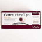 BROADMAN CHURCH SUPPLIES Plastic, Disposable, Recyclable Communion Cups, 6000 Count