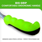 Garden Guru Heavy Duty Hand Weeder Tool with Big Grip Ergonomic Handle - Weed Puller for Planting, Weeding, Flower & Vegetable Care in Lawn Garden Yard | Rust Resistant