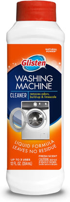 Glisten Washer Magic Washing Machine Cleaner and Deodorizer, 4 Bottles
