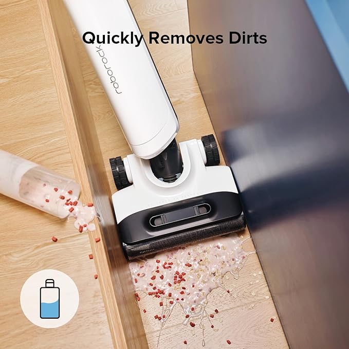 roborock Floor Cleaning Solution, Floor Cleaner for Hardwood, Compatible Robot Vacuums with Mopping and Wet and Dry Vacuum, 1L, 33.8 Fl. OZ (Pack of 2)