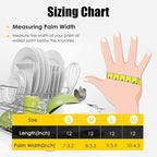 Rubber cleaning gloves 3 or 6 Pairs for Household,Reuseable dishwashing gloves for Kitchen.