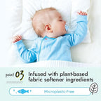 LAVONS Natural Fabric Conditioner for Sensitive Skin, Plant-Based Laundry Softener for Baby & Pet, Reduces Fabric Wrinkles, Long-Lasting Scent & Odor Control from Japan, SHINY MOON, 20.3 Fl Oz 3 Count