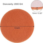 HARFINGTON 10pcs Drill Power Brush 5 inch Tile Scrubber Scouring Pads 2000 Grit for Bathroom Kitchen Household Cleaning