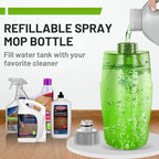 Spray Mop for Floor Cleaning - Wet Dry Hardwood Floor Mops with 3 Microfiber Washable Pads for Swiffer Powermop - Flat Mop with Sprayer for Tile Wood Laminate Vinyl Marble Kitchen