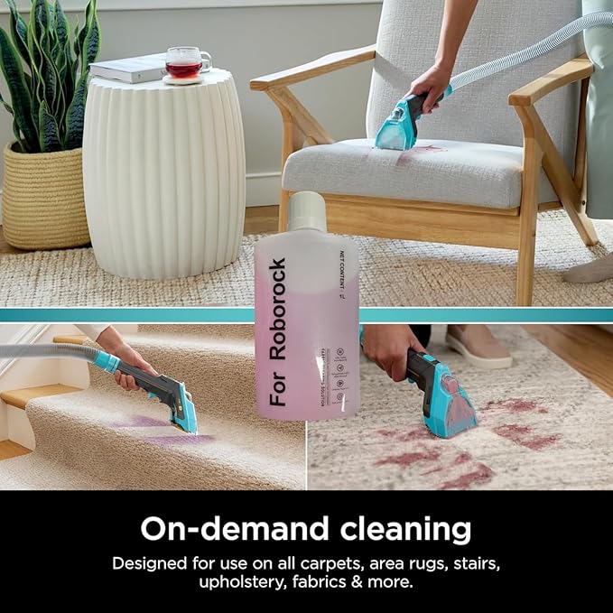 1L Stain & Odor Remover, Carpet Cleaner. Compatible With Roborock. Compatible With All Upright And Compact Deep Carpet Cleaners(1 PCS)
