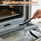Heavy Duty Oven Cleaner Brush Set,Oven Cleaning Kits,Oven Cleaning Tools Accessories with Razor Blade Scraper,Crevice Cleaning Brush,Pumice Stone,Microfiber Cleaning Cloth,Scrub Sponges