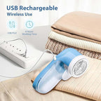 Fabric Shaver, Electric Lint Remover, Lint Shaver with 3 Replaceable Blades USB Rechargeable, Sweater Shaver, Clothes Shaver, Pilling Remover, Fabric Shaver Fuzz Remover for Clothes Furniture