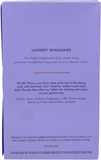 Bath & Body Works Lavender Vanilla Fabric Care Dryer Sheets - Box of 40 sheets - with a Natural Oats Sample Soap