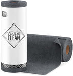 Fantasticlean Microfiber Cleaning Cloth Roll -30 Pack, Tear Away Microfiber Towels, 12" x 12", Reusable, Washable, Scratch Free, Ultra Absorbent for All-Around Cleaning Supplies (DimGray)