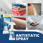 60 ml Anti-Static Spray, Anti-Static Remover for Clothes, Textiles, Hair, Gentle Fabric Softener Spray, 1 Piece Odour Eliminator, Easy to Carry, Home Office
