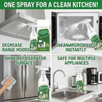 Multi-Purpose Enzyme Foam Cleaner, Kitchen Cleaner Stain Remover Spray, Multipurpose Kitchen Appliance Cleaner for Appliance/Hold/Oven/Stove/Sink Range Hood (1pcs)