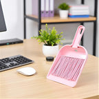 Plastic Mini Broom and Dustpan,Mini Cleaning Brush with Dustpan Set Desktop Cleaning Accessories,Pink with Set,Plastic Broom