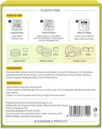 YUCO Dishwasher Detergent Sheets 100 Loads, Liquid-Free Dish Soap Cleaner Strips Eco-Friendly No Plastic Dishwasher Pods Detergent, Use in Dishwasher or Sink, Leaving Dishes Sparkling Clean (Lemon)