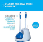 Mr. Clean Toilet Bowl Brush and Plunger Caddy Combo (Set of 2)
