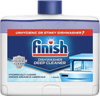 Finish Dual Action Dishwasher Cleaner: Fight Grease & Limescale, Fresh 8.45 oz.(Pack of 4)