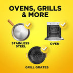 Easy-Off Professional Oven & Grill Cleaner, Removes Tough Burnt on Food and Grease, Lemon Scent, 24 Oz Can