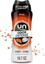 Downy Unstopables Fusions Scent Duos Laundry Scent Booster Beads, Sunset and Citrus Scent, 10.7 OZ, 24hr non-stop freshness with 2 in 1 dual scent laundry scent beads