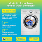 - HE Natural Laundry Detergent Clear and Free of Fillers and Chemicals - Sensitive Washing Detergent Safe for Babies - Country Save Laundry Detergent, 100 oz (160 loads)