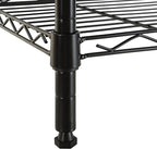 Amazon Basics 5-Shelf Tower Adjustable Storage Shelving Unit for Garage, Rust-Resistant Steel, 150 lbs Per Shelf, 16"W x 16"D x 54"H, Black