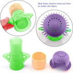 Microwave Steam Cleaner Angry Mom, Steamer Cleaning with Vinegar and Water, Angry Mum Microwave Oven Cleaner for Kitchen Office Chemical Free, Steams From Head (Green)