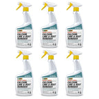CLR PRO Calcium, Lime & Rust Remover - Quickly Removes Calcium and Lime Deposits, Stubborn Rust Stains, and Household Hard Water Deposits (32 Ounce Spray (Pack of 6))