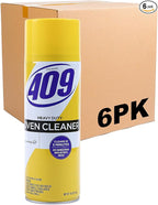 Formula 409 Heavy Duty Spray-On Oven Cleaner, Lemon Scent - Grill and Stove Top Cleaner Cuts Through Grease & Grime on Contact, A Powerful Clean You Can Trust, 14.5 Oz - 6 Pack